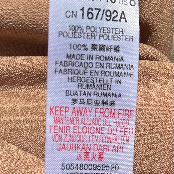 MISS SELFRIDGE London Pants Womens Size 8 High Waist Lace Up Wide Leg Culottes - Picture 8 of 8